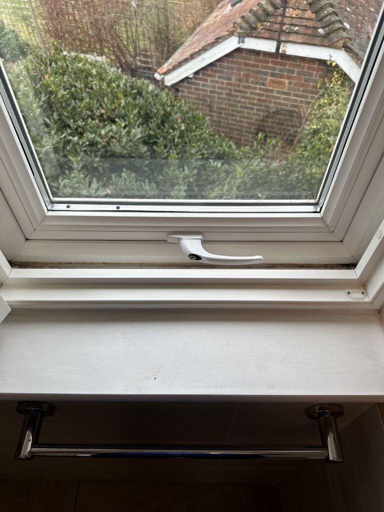 window frame after end of tenancy clean